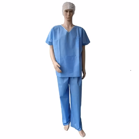 Disposable Hospital Medical Scrub Suits Doctor Uniform for Female Male Doctors
