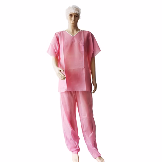 Disposable Hospital Medical Scrub Suits Doctor Uniform for Female Male Doctors