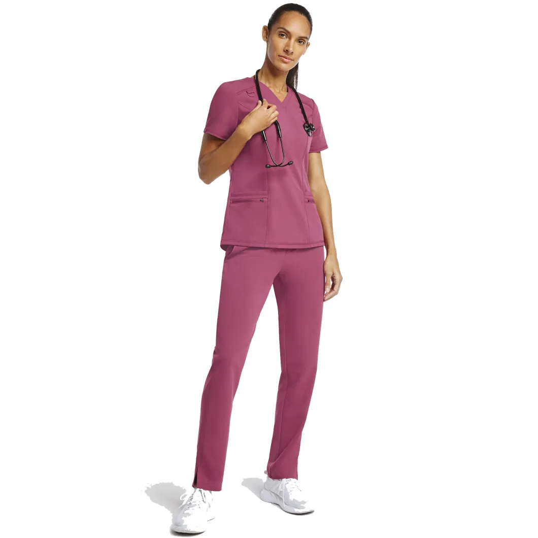 2023 Short Sleeve Doctor Uniforms Athletic Medical Nursing Scrubs Uniform